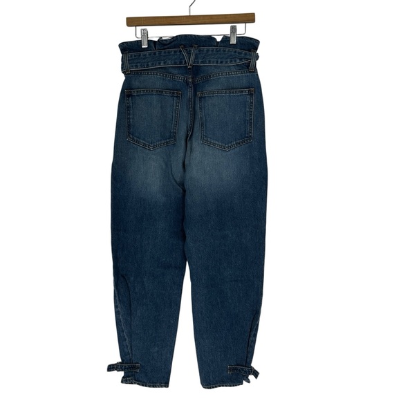 Veronica Beard Addie Belted Barrel Leg Jeans size 4 / 27 - Picture 7 of 15